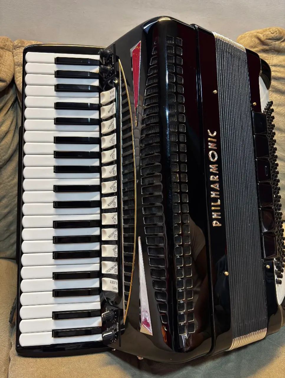 Acordeon Philharmonic 120 Baixos - Foto 5