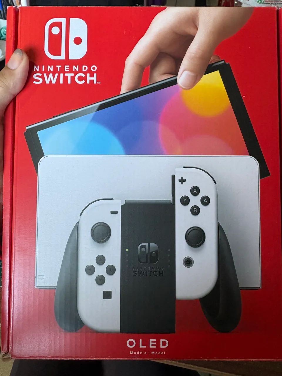 Nitendo Switch OLED Usado, com a caixa + um controle - Foto 4