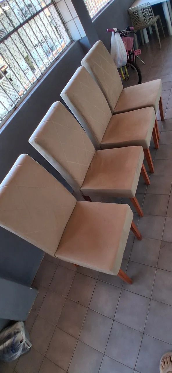 Conjunto 4 cadeiras para mesa de jantar  - Foto 3