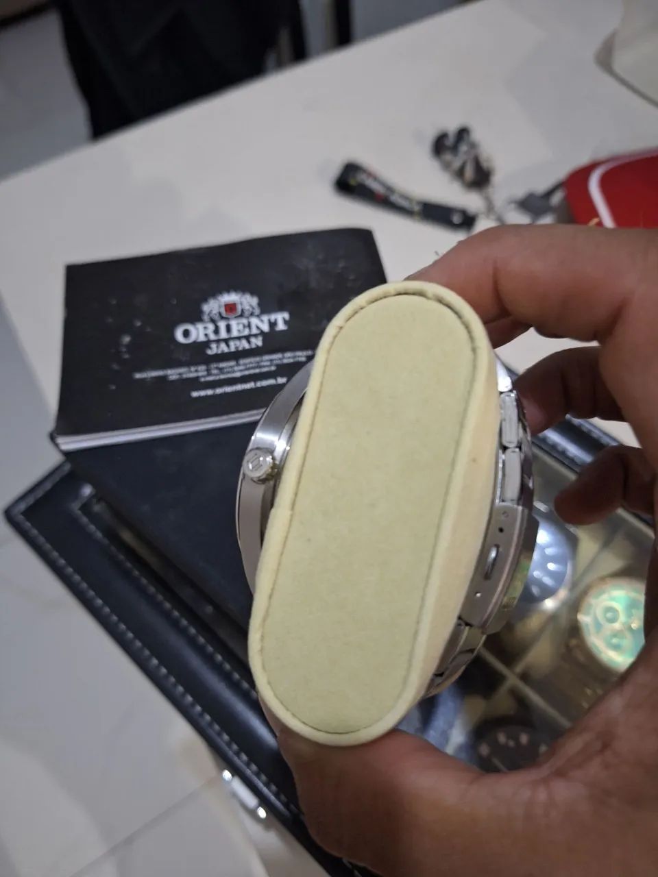 2 relógios originais / 1 Orient e 1 Naviforce - Foto 3