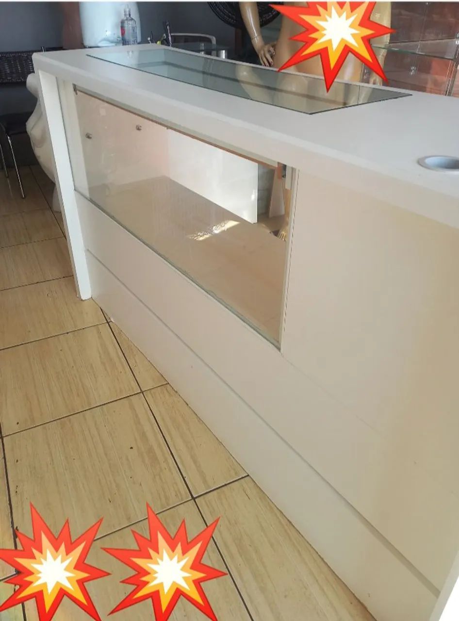Vendo balcão  3 em 1 caixa,expositor, atendimento  em mdf Maringá Paraná  - Foto 5