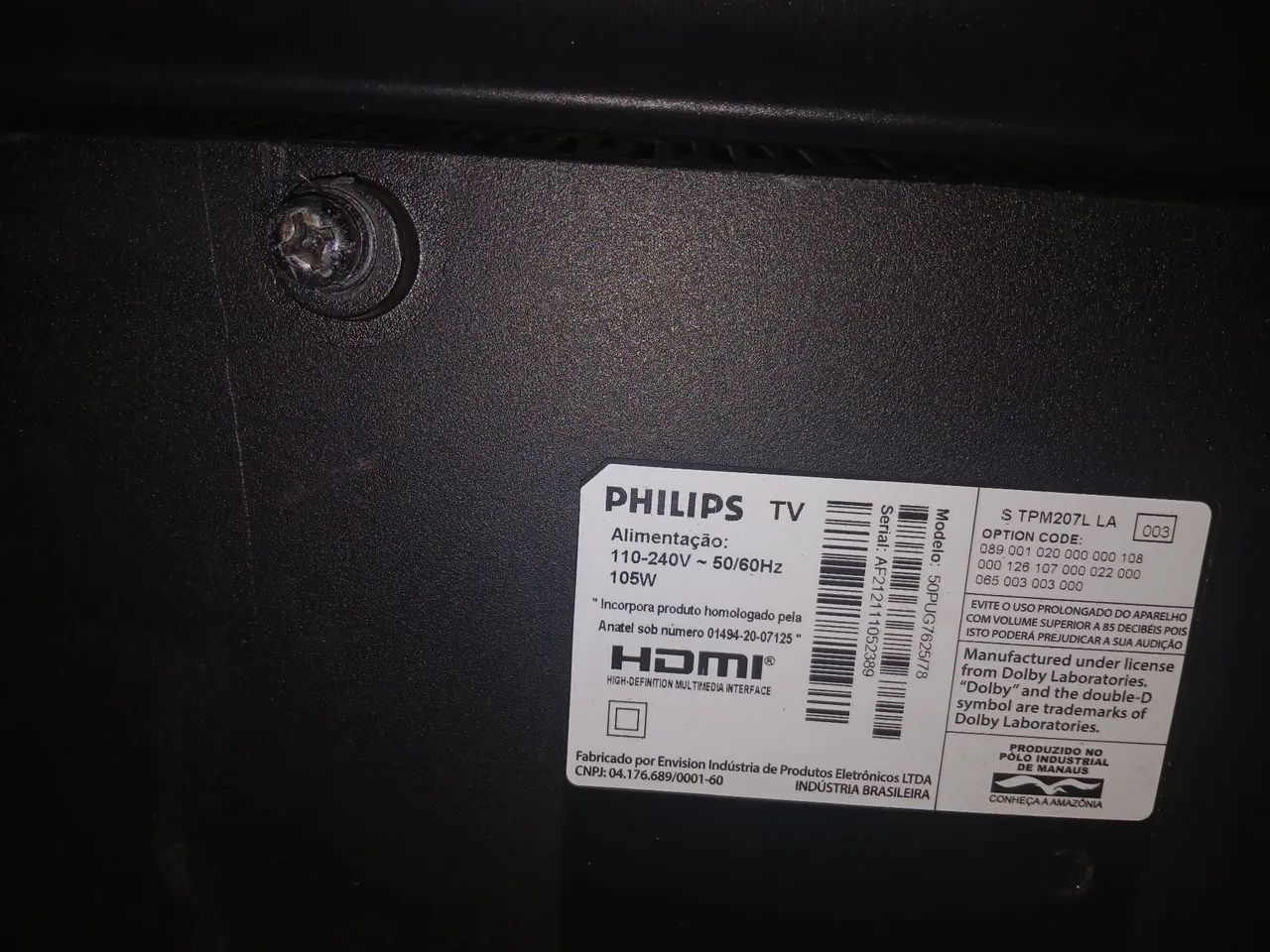 TV 50 Polegadas para retirada de peças.  - Foto 4