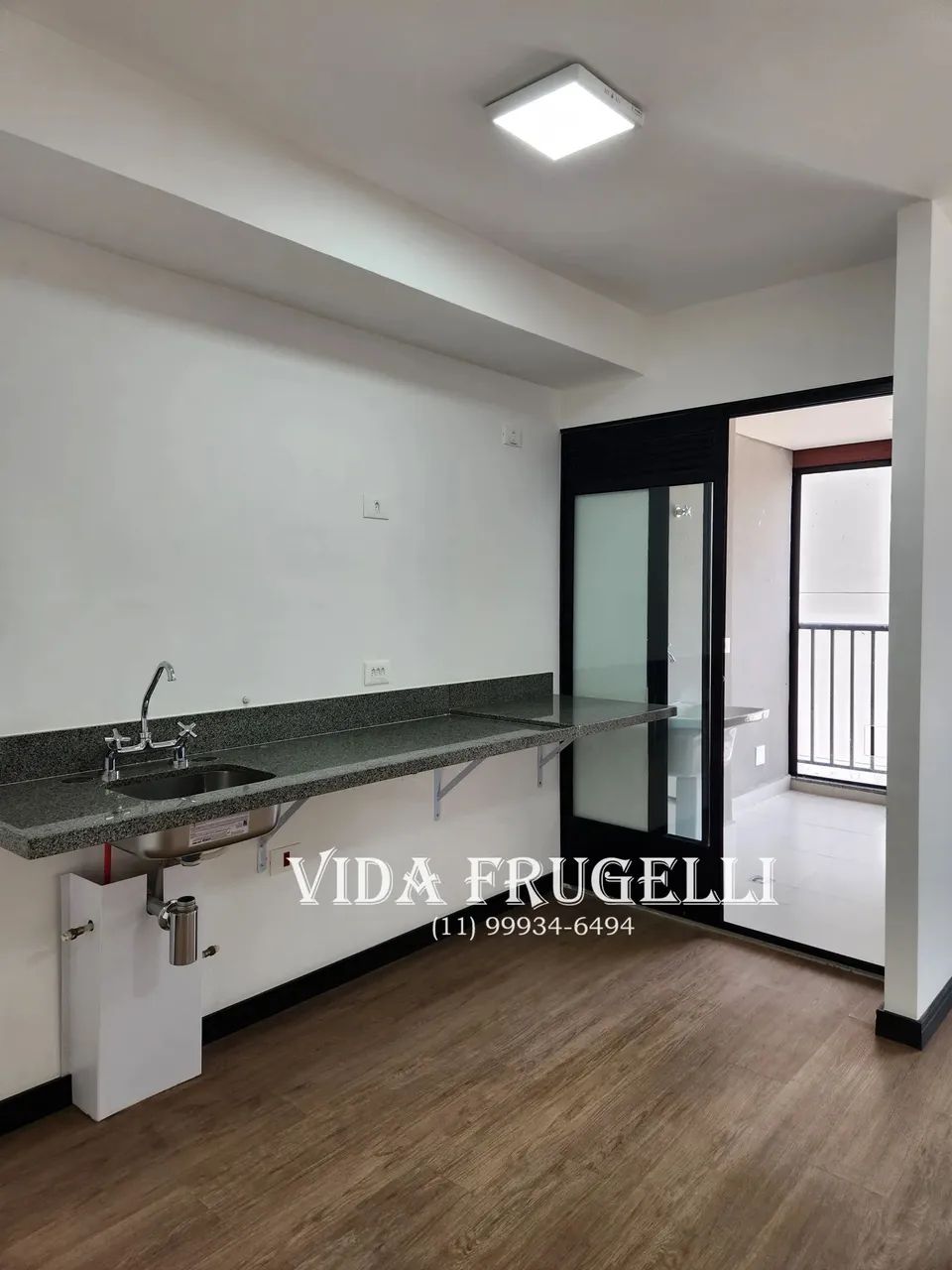 Apartamento de 46m² novo, com 2 quartos e varanda envidraçada. Pinheiros  SP - Foto 3