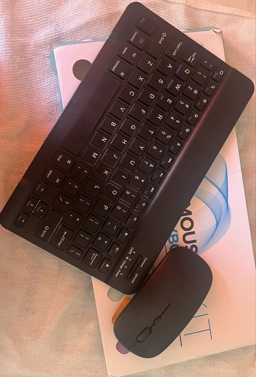 Kit teclado e mouse sem fio