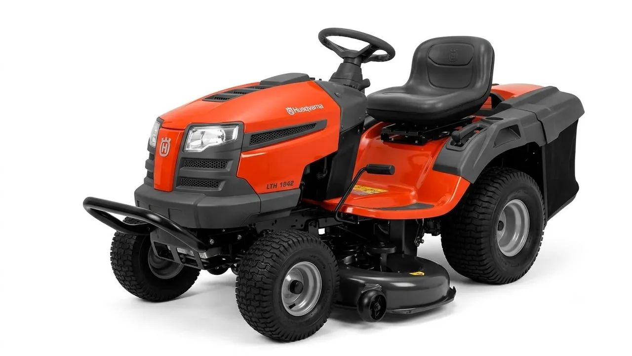 Trator Cortador De Grama Husqvarna LTH 1842 - 18HP Hidrostático ano 2013(Excelente Estado) - Foto 4