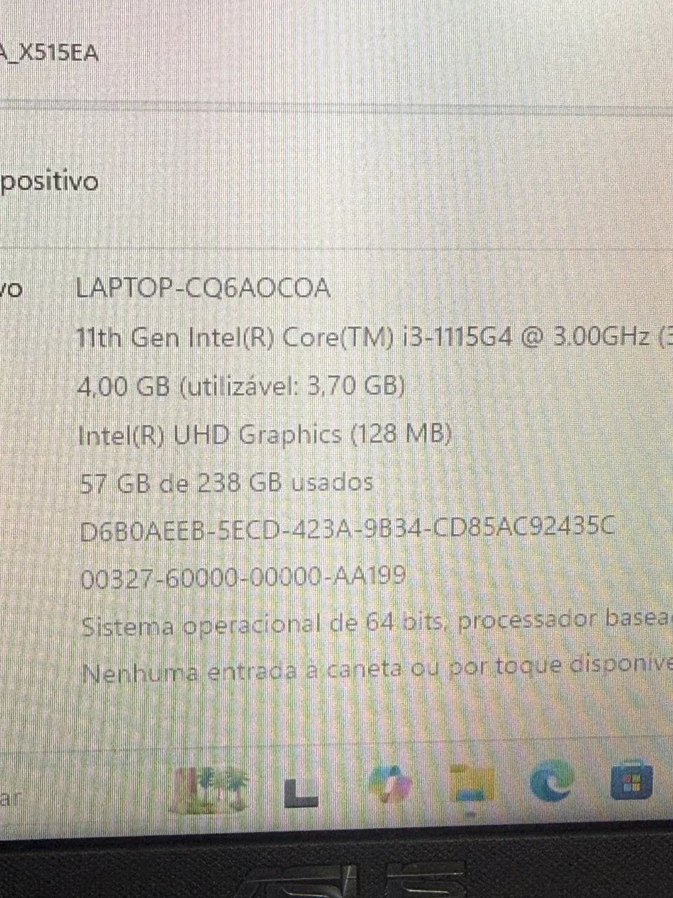 Vendo notebook Asus core i3 de 11a geração  - Foto 5
