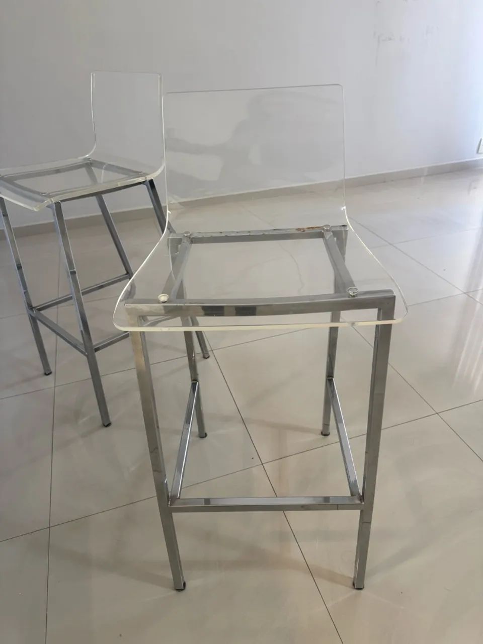 Banqueta alta de acrílico  - Foto 2