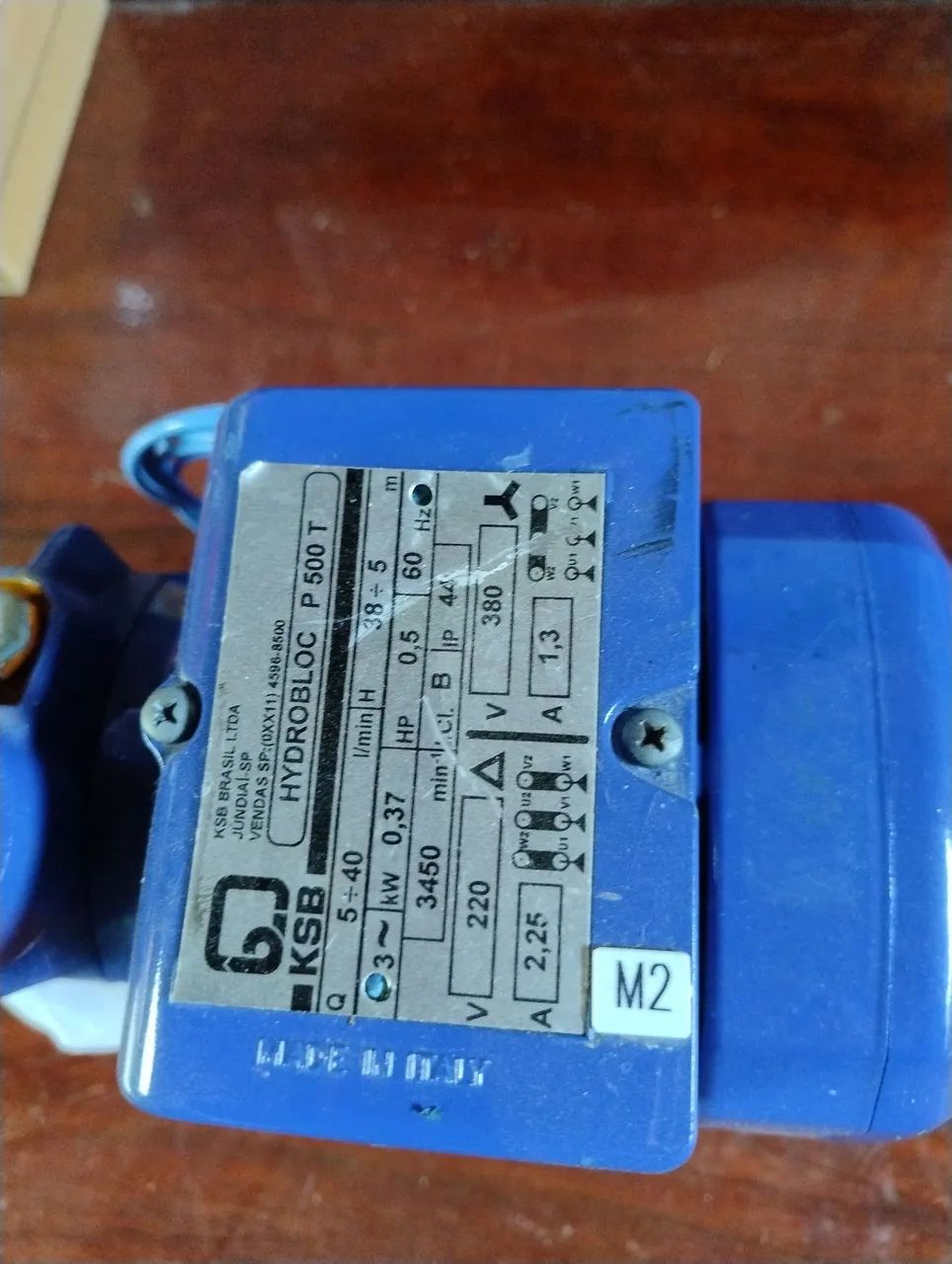 RR Motores<br>Bomba Ksb Hydrobloc P500t 220/380v Trifasica