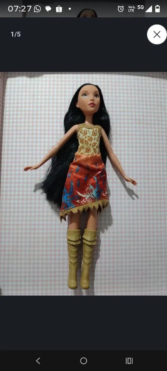 Barbie Moda e Magia e boneca Pocahontas - Foto 4