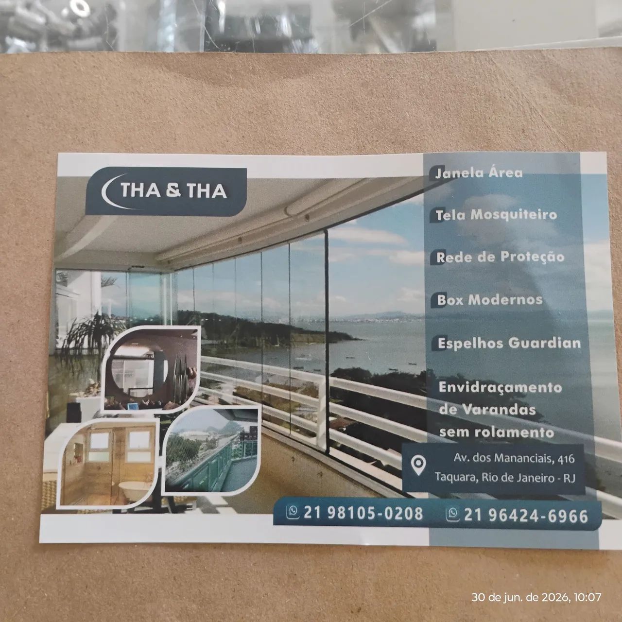 Vidraceiro e instalador de rede de proteção 