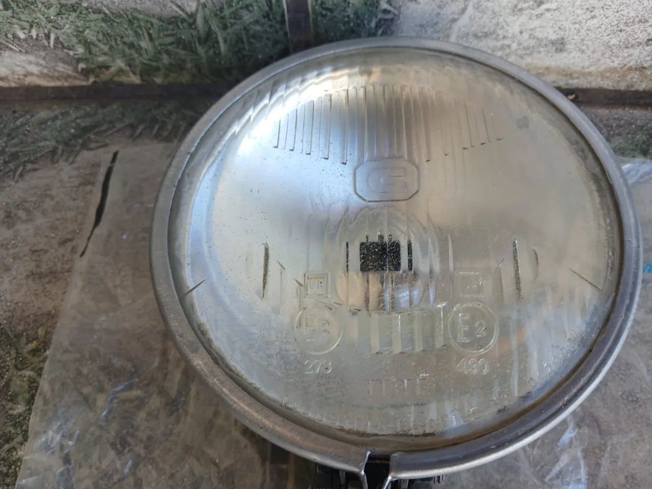 Farol milha Fusca opala Escort gol - Foto 2