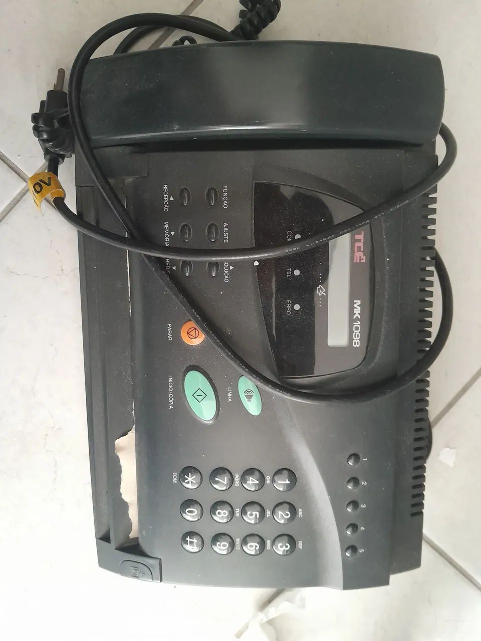 TELEFONE COM FAX ANTIGO
