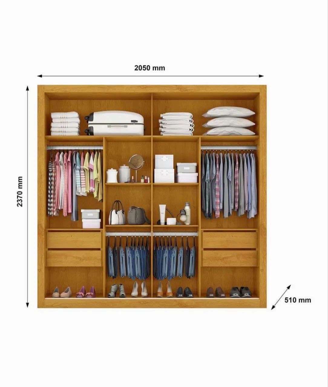 Guarda roupa casal  - Foto 2