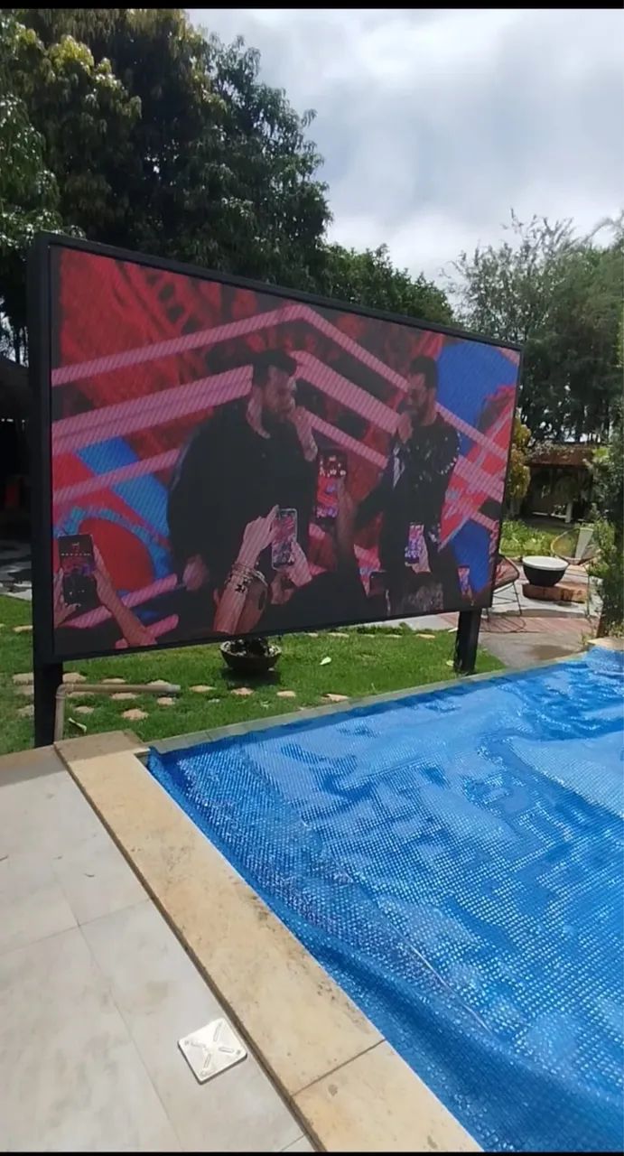 Telão 3x2 metros piscina outdoor  - Foto 3