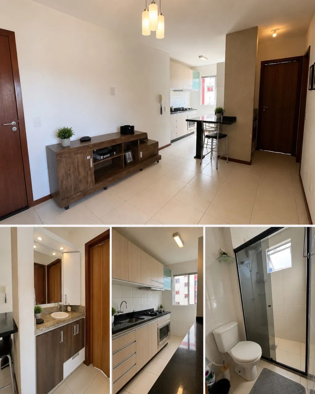 ALUGUEL - Apartamento 2 QUARTOS semi-mobiliado 