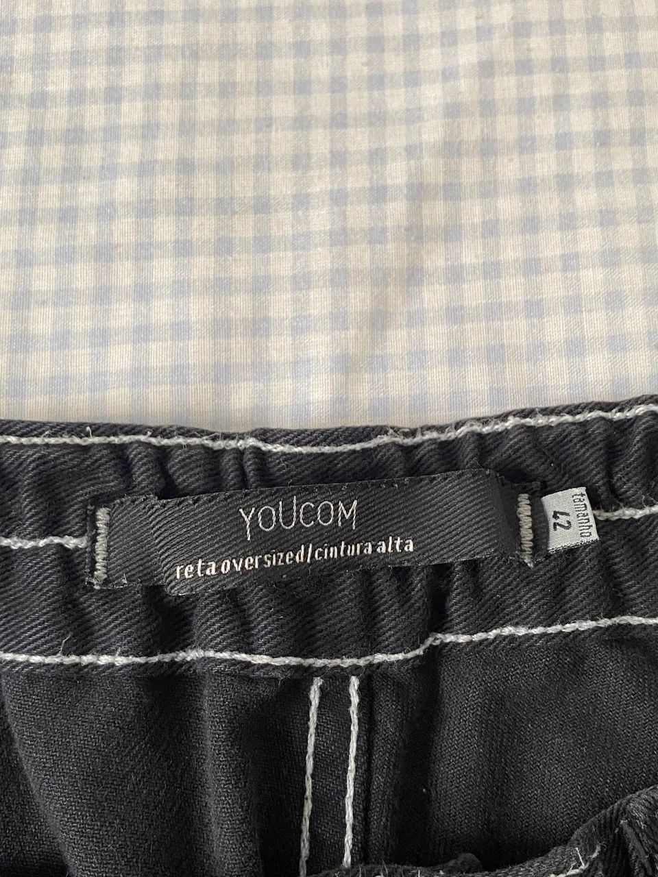 calça cargo youcom preta reta 42 - Foto 3