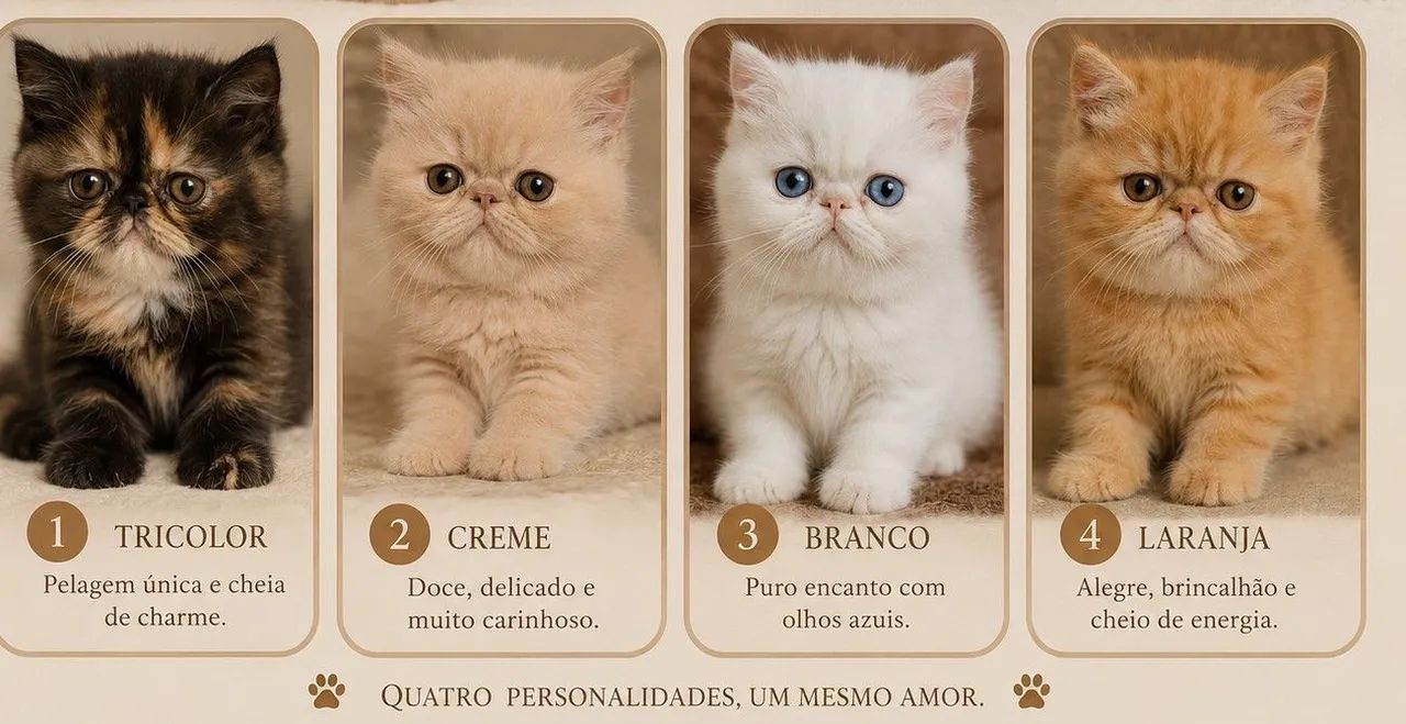 Persas filhotes  início de outubro - Foto 5