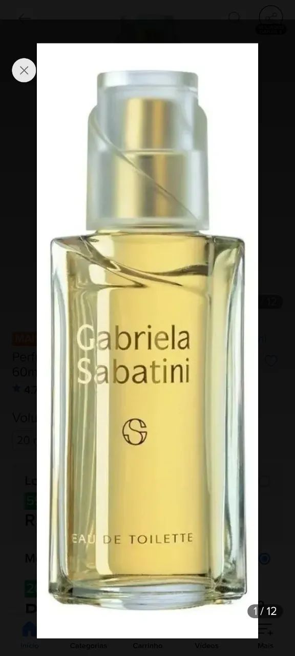 Perfume Gabriela Sabatini Feminino Eau De Toilette 60ml Original - Foto 4