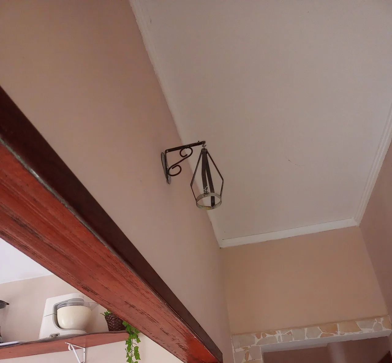 Par de luminária, arandelas rústicas, ferro, R$ 90,00!!!!