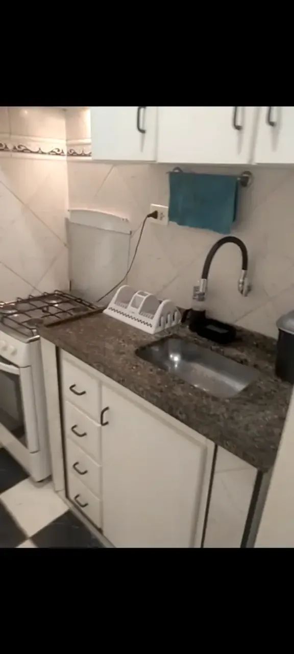 Apartamento kitnet"Prédio frente Praia" (Máquina de Lavar, ar condicionado,Garagem) - Foto 7