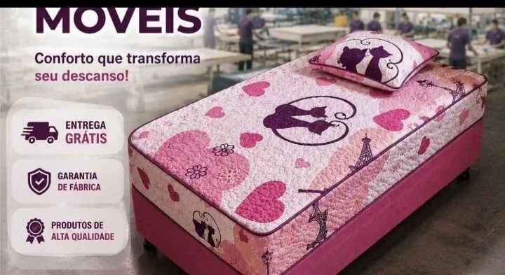 Cama infantil molas ensacadas apartir 790,00  - Foto 3