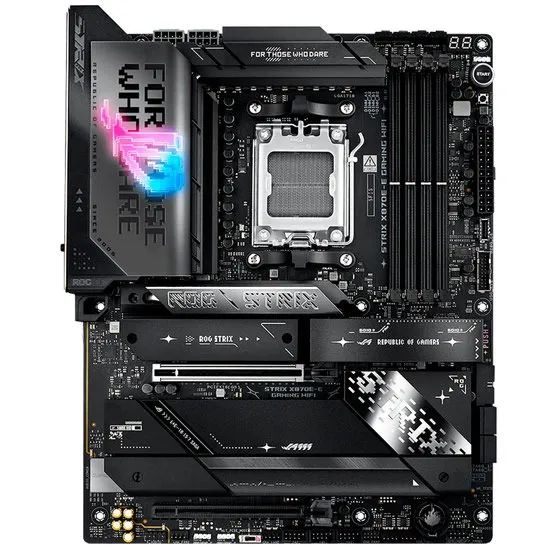 Placa Mãe Asus Rog Strix X870E-E Gaming Wi-Fi AMD Soquete AM5 - Foto 3