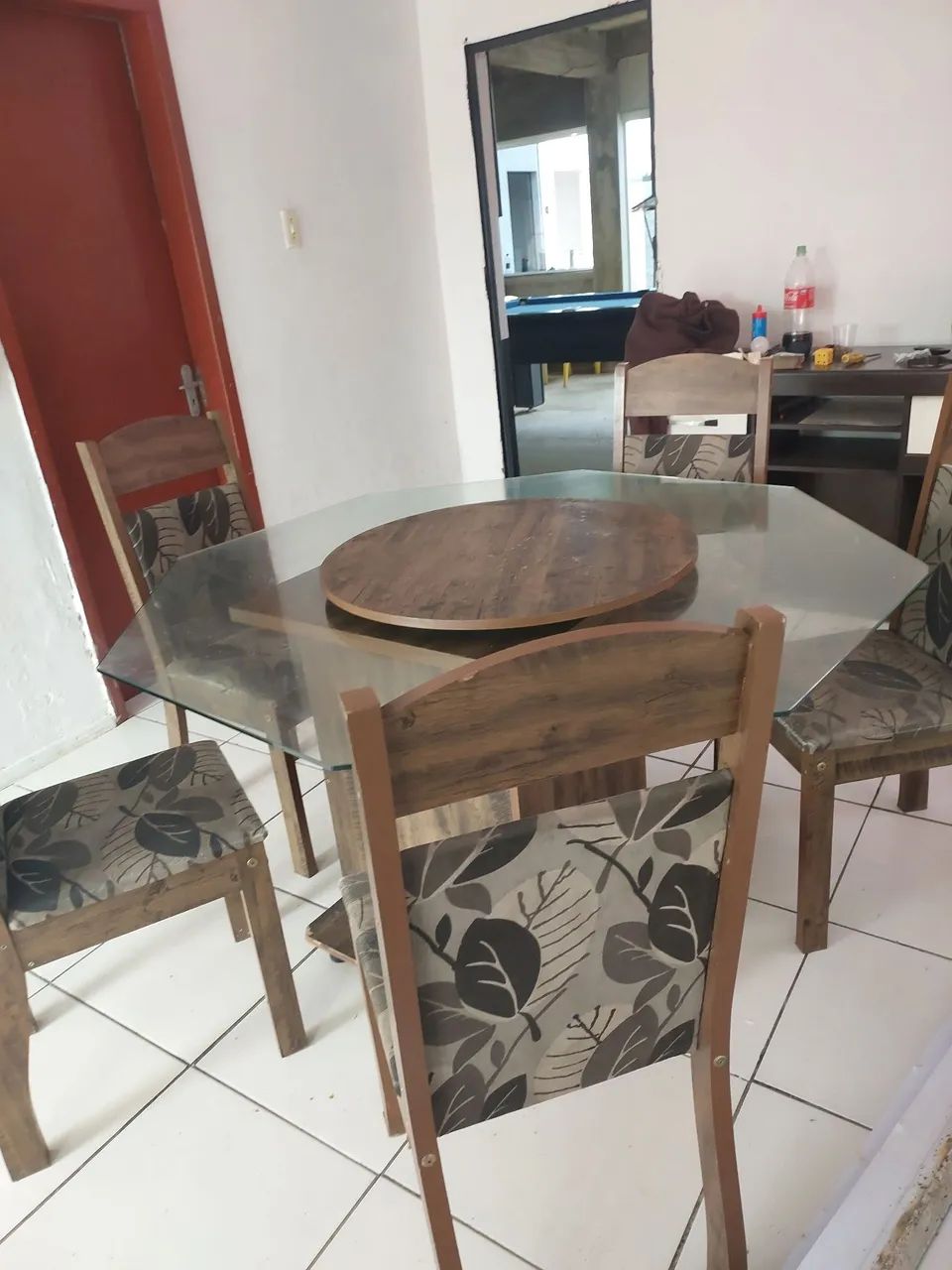 Mesa giratória de vidro - Foto 3