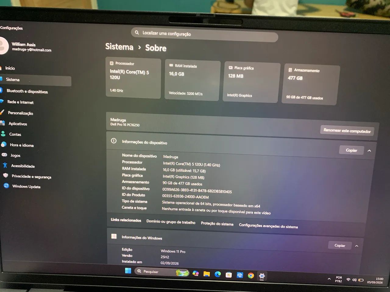 Notebook Dell pro16 - Foto 2