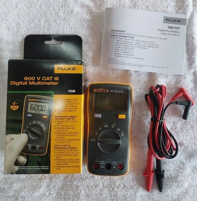 Multimetro Fluke 106, Digital Linha Profissional