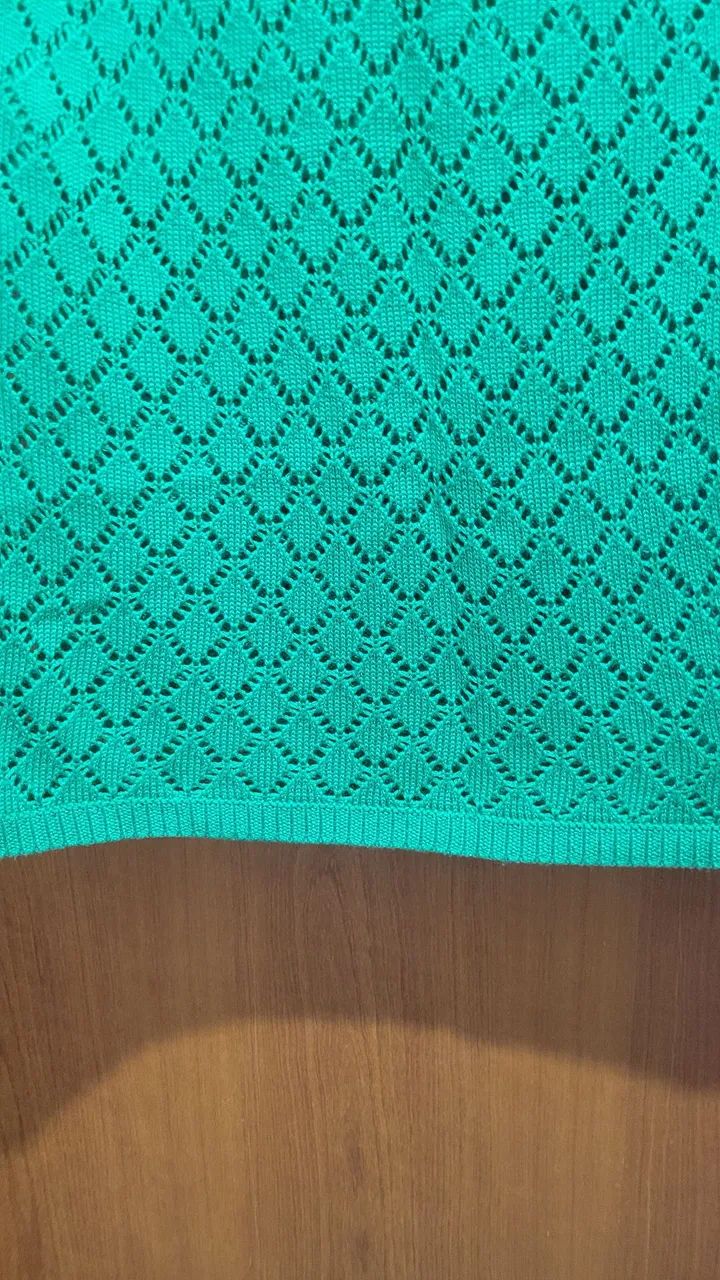 Saia verde tricot  - Foto 3
