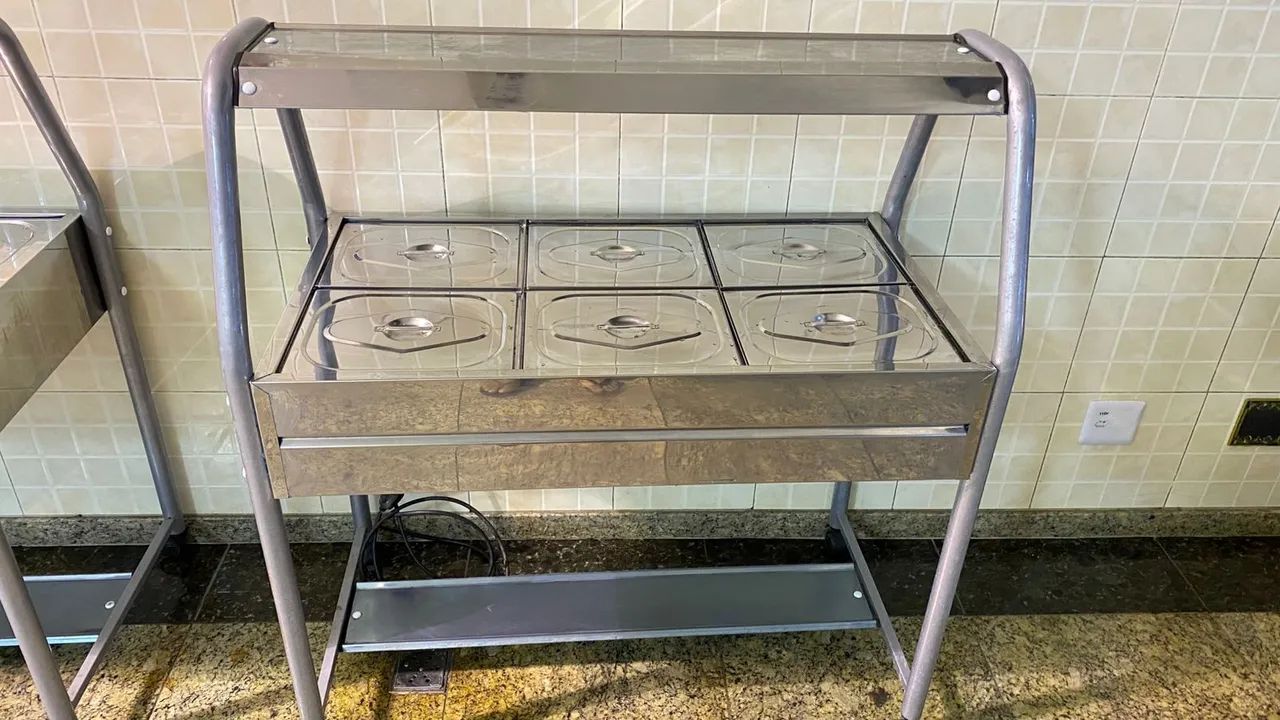 Self-service 6 Cubas quentes 127 volts