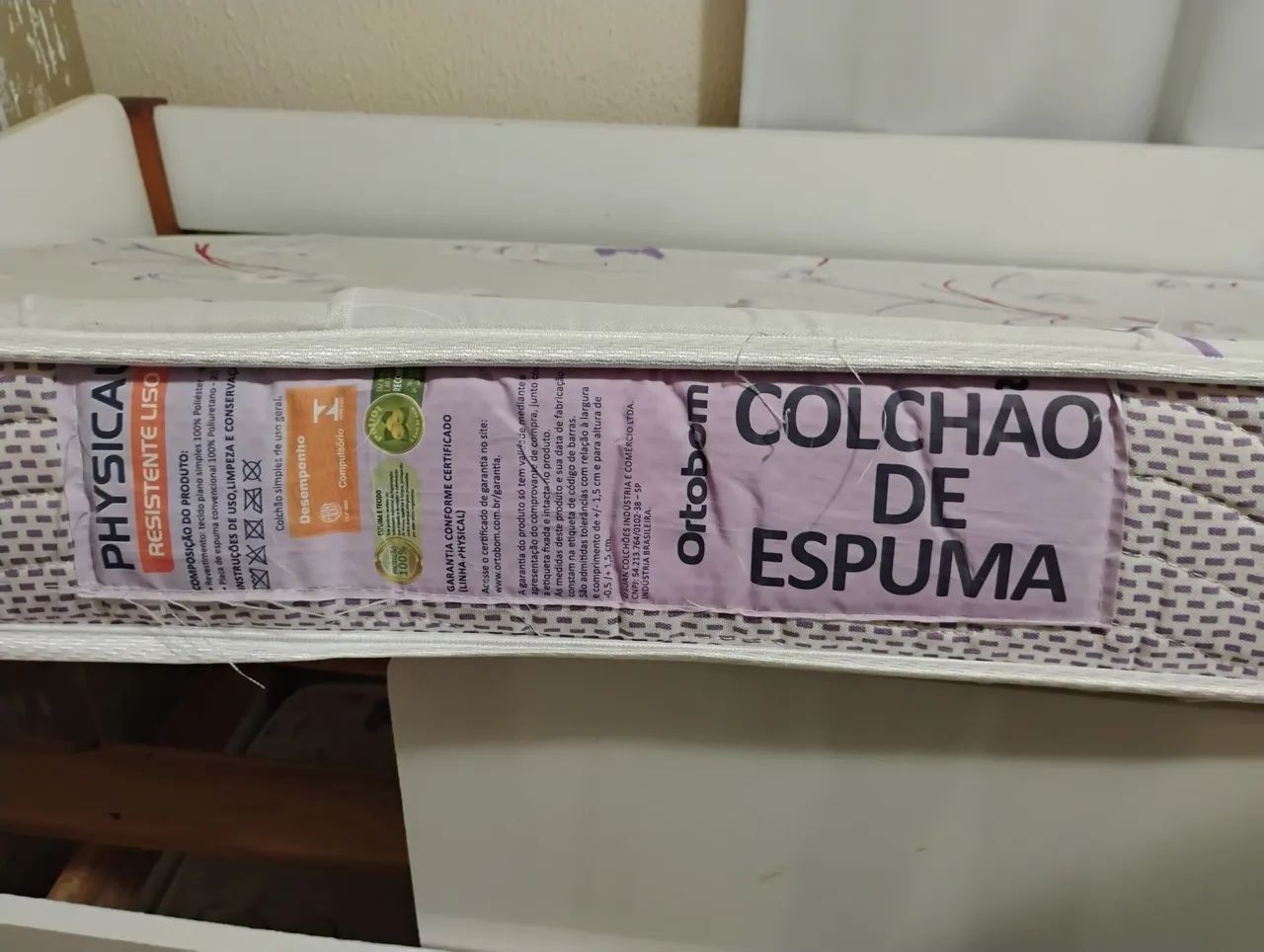 Beliche infantil com escorregador e colchão  - Foto 5