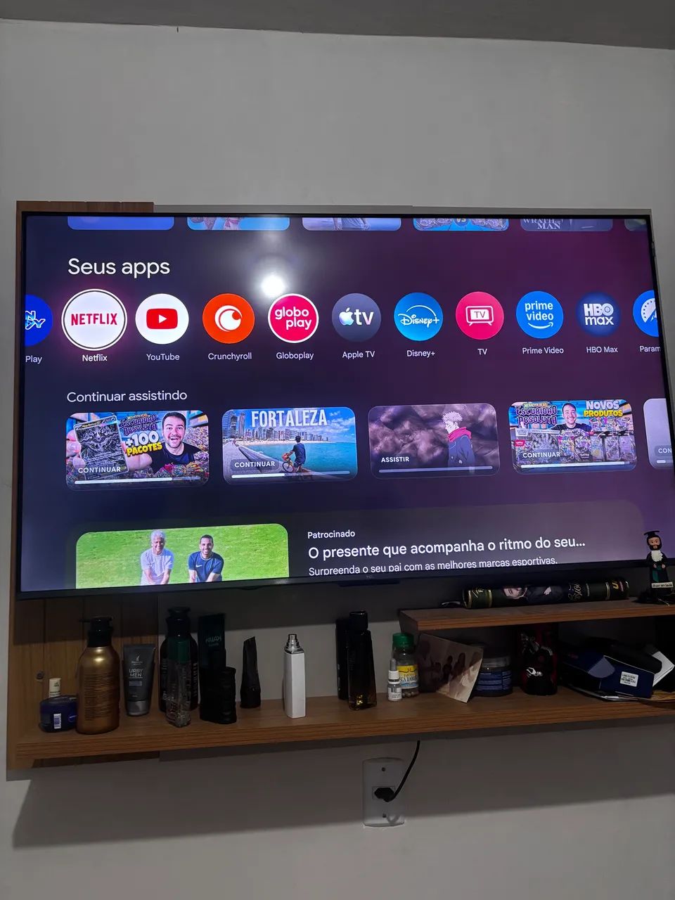 TV TCL QLED 4K 55 polegadas  - Foto 2