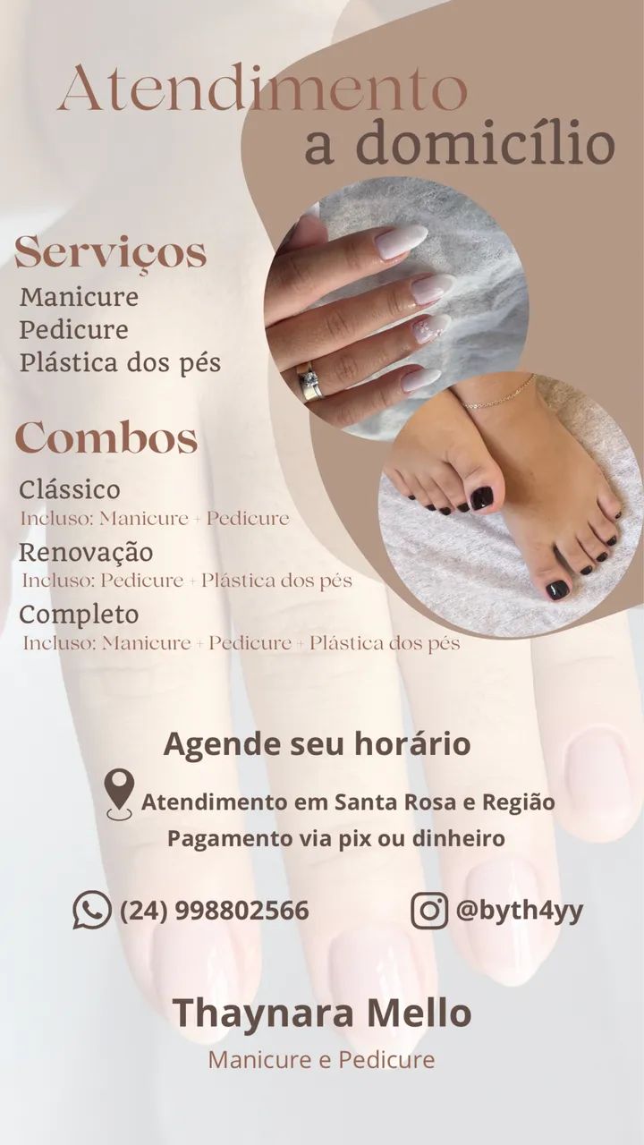 Manicure a domicílio 