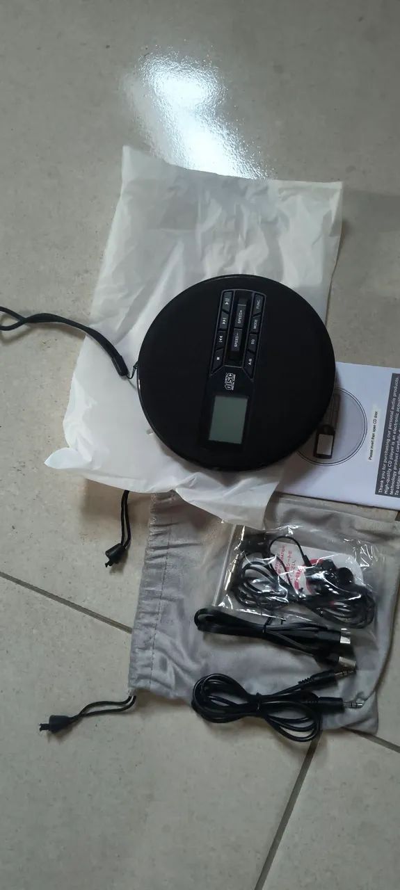 Diskman Cd MP3 USB - Novo - Pra Vender Logo