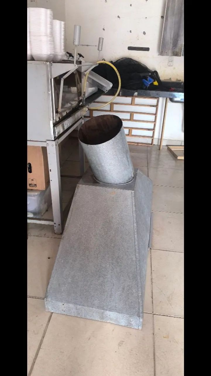 Coifa para chapa
