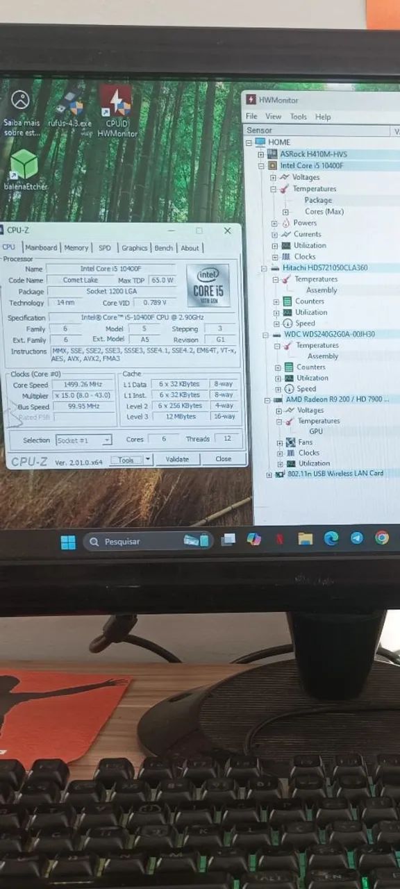 PC Gamer  i5 10ª Geração TROCO EM NOTBOOK BOM - Foto 3