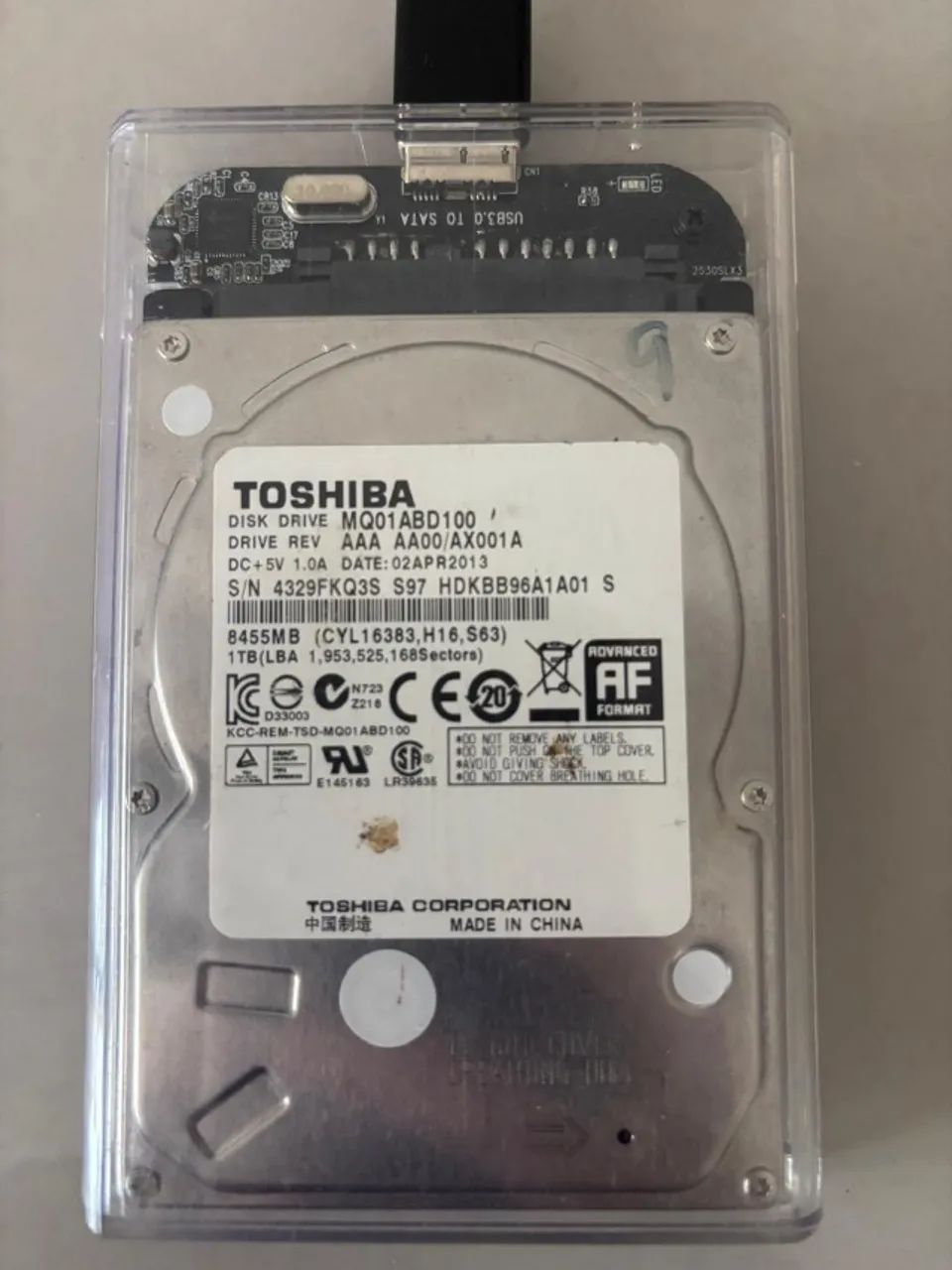 HD Externo 1Tb Usb 3.0 - Toshiba- Notebook/ Pc / Ps4/ Ps5 / Xbox 360 - Foto 4
