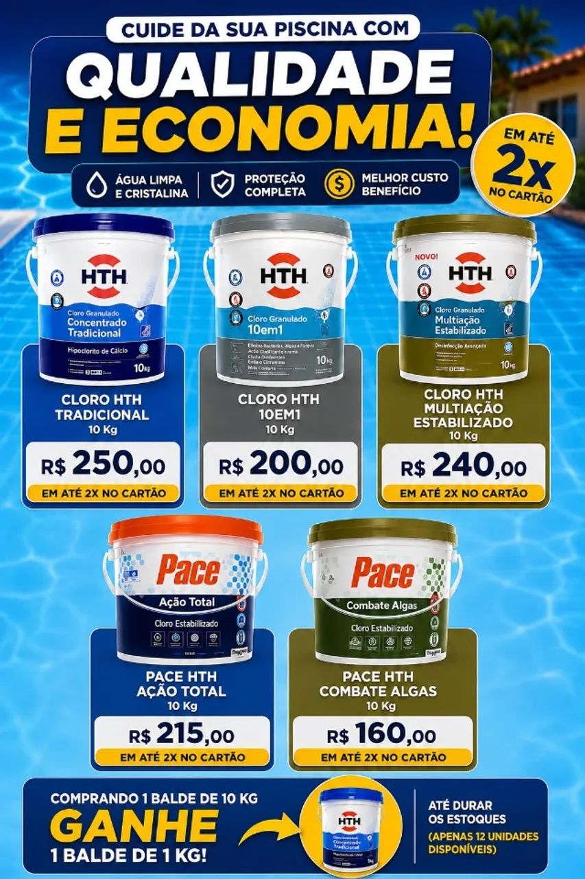 HTH Cloro Multiação 10 em 1 - Foto 2