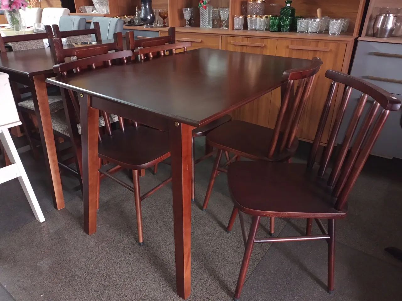 Conj novo mesa 1,20 cm maciça  - Foto 3