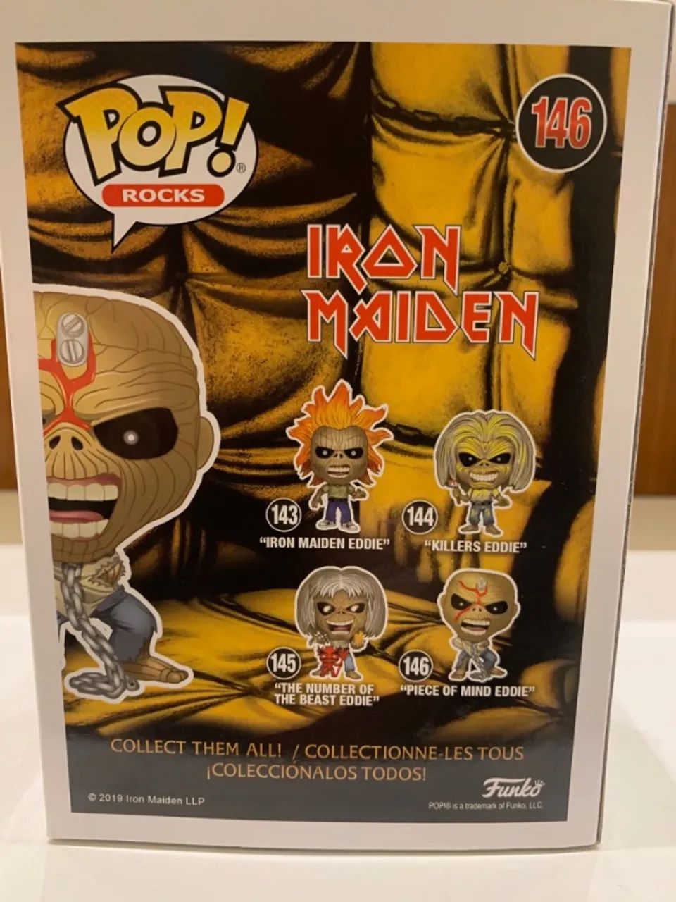 Funko Pop! Piece Of Mind Eddie Iron Maiden (146) - Foto 5