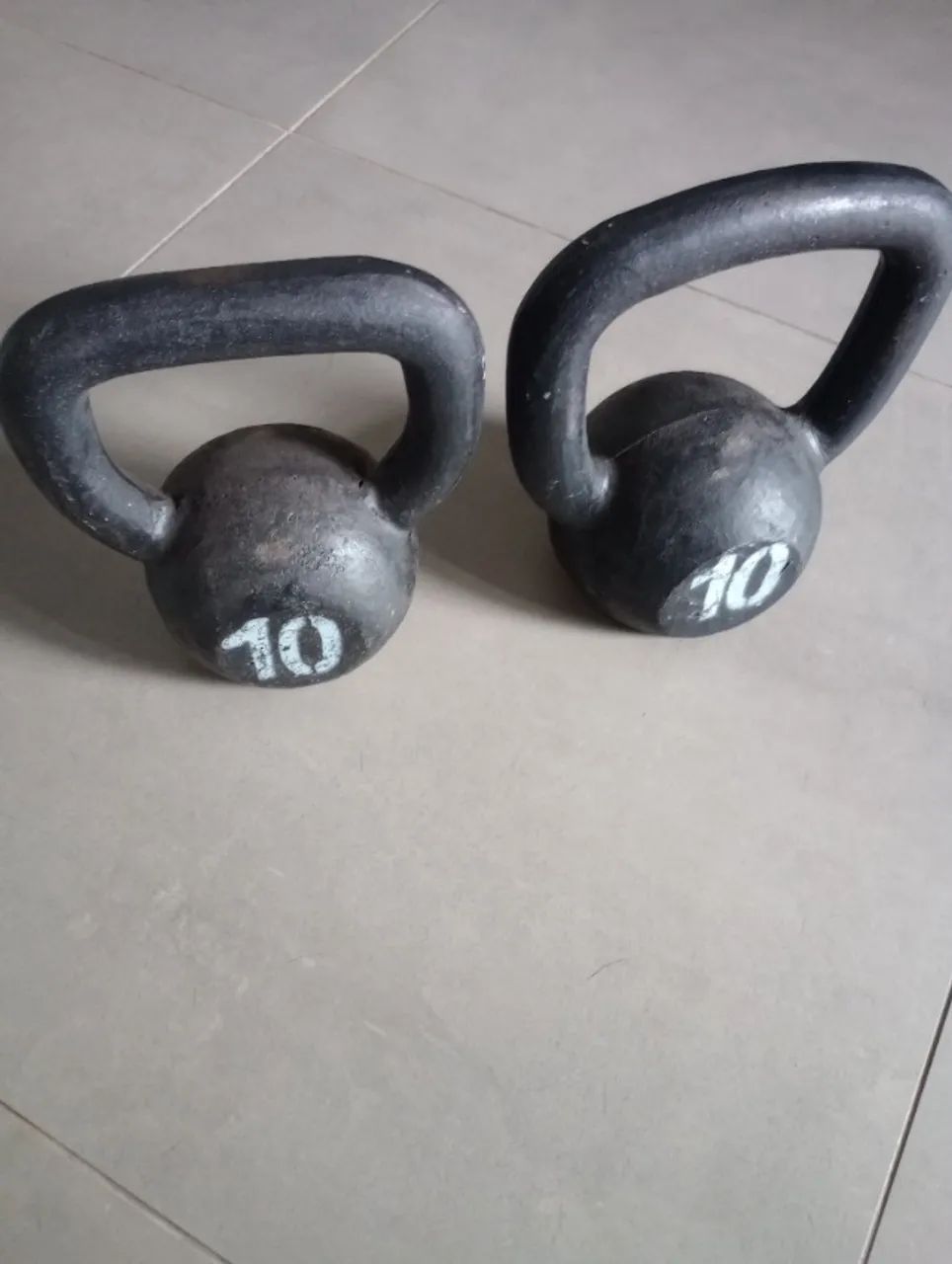 Kettlebells par de 10 kgs