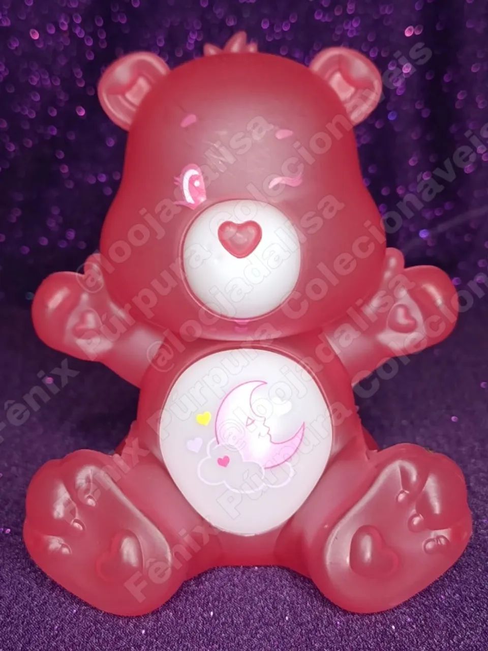 Luminária Ursinhos Carinhosos Giraffas Rosa Escuro Amorosa Lua Original Lacrado - Foto 2