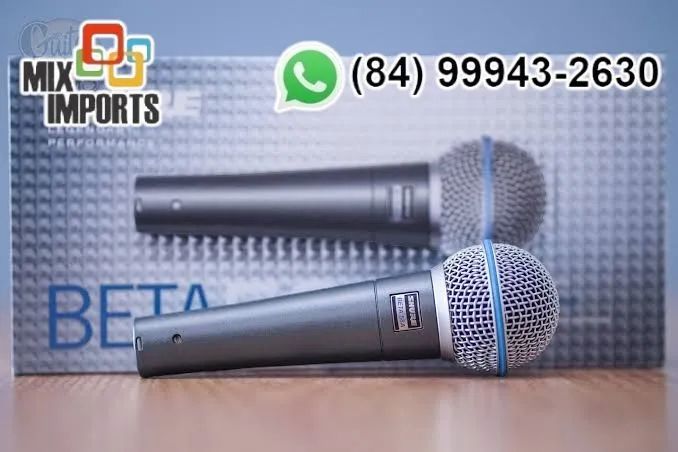 Microfone Shure Beta 58a profissional - Novo em estoque