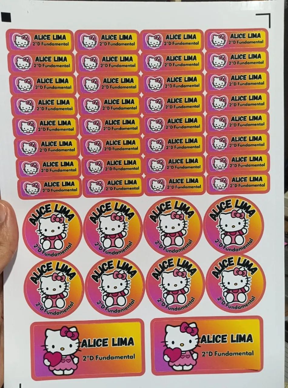 Etiqueta escolar - Foto 2