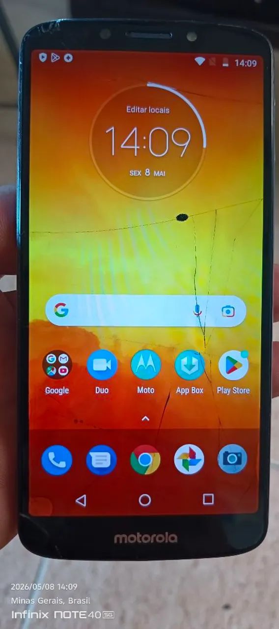 Motorola Moto E5 Quebrado mas Funcionando