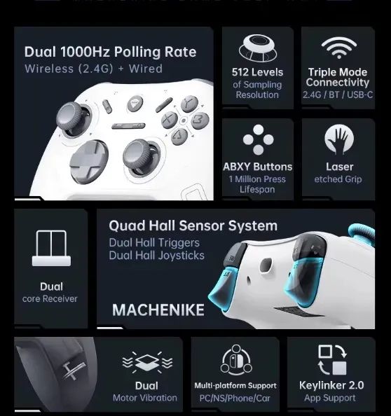 Controle Gamer Machenike G1 - Foto 5