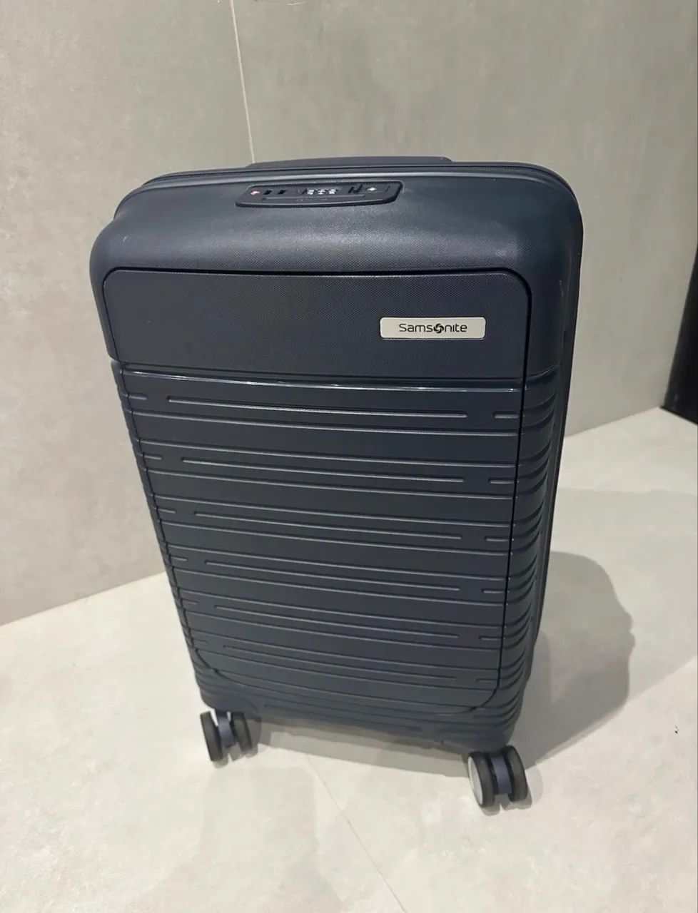 Mala de Bordo Samsonite Original Azul Marinho c/ Notebook