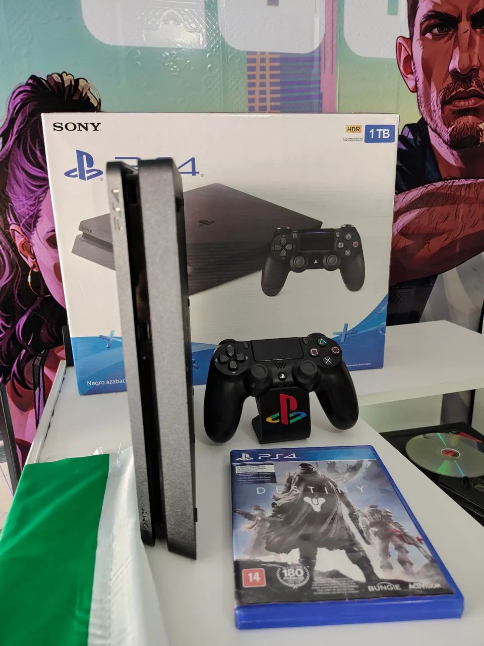 PS4 Slim 1tb + Garantia  - Foto 2