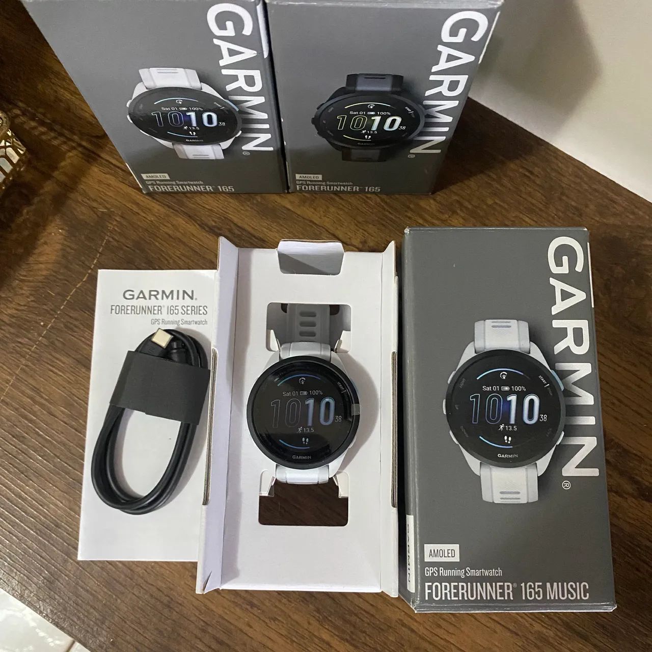 Relógio Garmin Forerunner 165 Basic e Music Novo Garantia 12 Meses - Foto 3